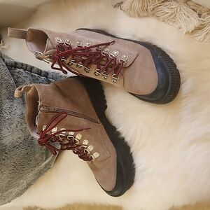 Jeffrey Campbell Brown Suede Boots